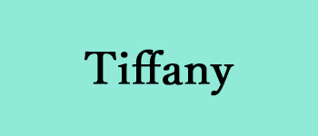 ティファニーのロゴ